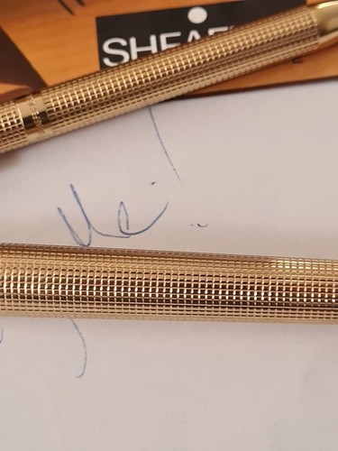 Sheaffer White Dot Gold Electroplated Fountain Pen with Pen 14K (.585) Nib - 第 21/24 張圖片