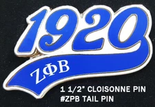 Zeta Phi Beta 1920 TAIL LAPEL PIN
