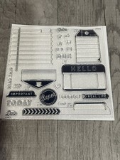 CTMH Stamp Set - From The Notebook- S1607-Stamp Of The Month- Brand New