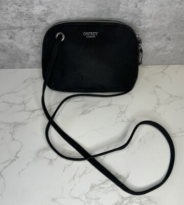 osprey black leather cross body bag Daylite Small Crossbody Bag, : Clothing, Shoes & Jewelry compact shape is enhanced by subtle The Dakota Leather Crossbody in