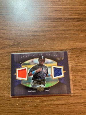 2007 Upper Deck Elements Rare Elements Patches #RE Jose Reyes (3/35) Mets