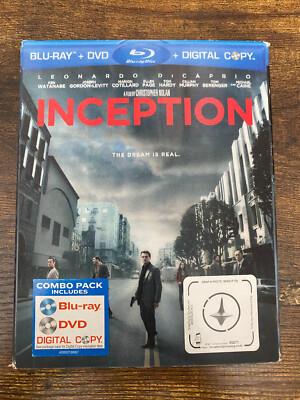 Inception (Three-Disc Edition) [Blu-ray] Blu-ray DVD VG+