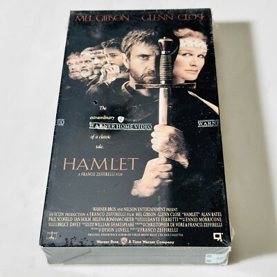 Hamlet - VHS - New / Sealed / Watermark - Mel Gibson - Glenn Close