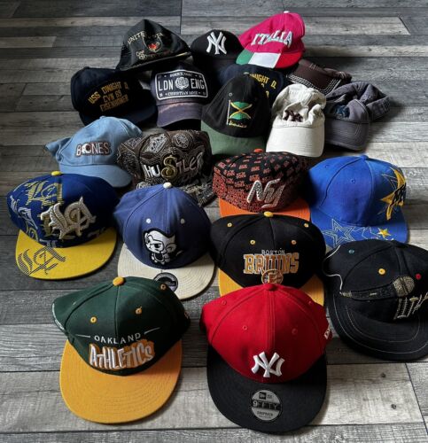 20 x Caps/ Snap Backs Hats Job-lot For Re-sale - 第 1/20 張圖片