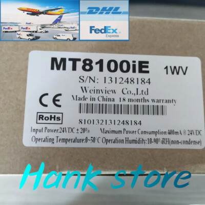 1PC New WEINTEK MT8100IE HMI In Box MT8100iE Fastshipping DHL 1-Year Warranty !