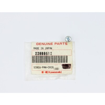 めい　0605 Kawasaki Cross Pan Screw 5x12 (Silver) Part Number - 220B0512 | eBay