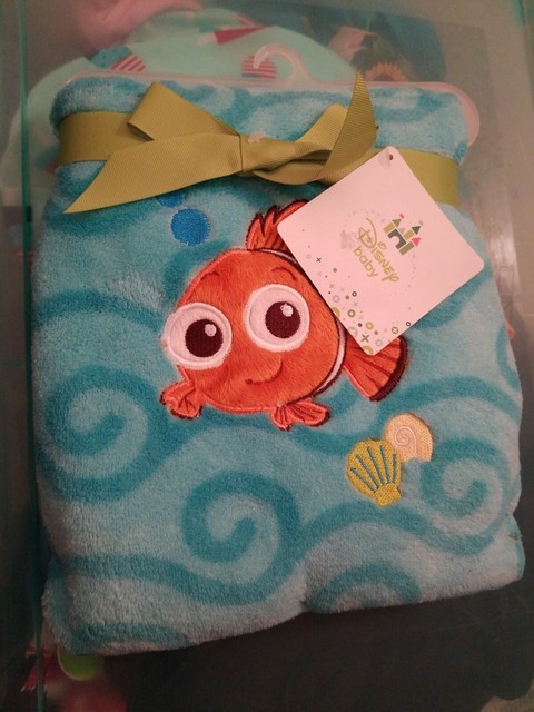 disney baby finding nemo plush blanket