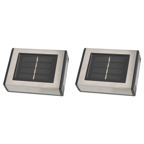 2 Sets Solar Wall Light IP65 Waterproof Outdoor LED Lamp White Lighting - Picture 20 of 24