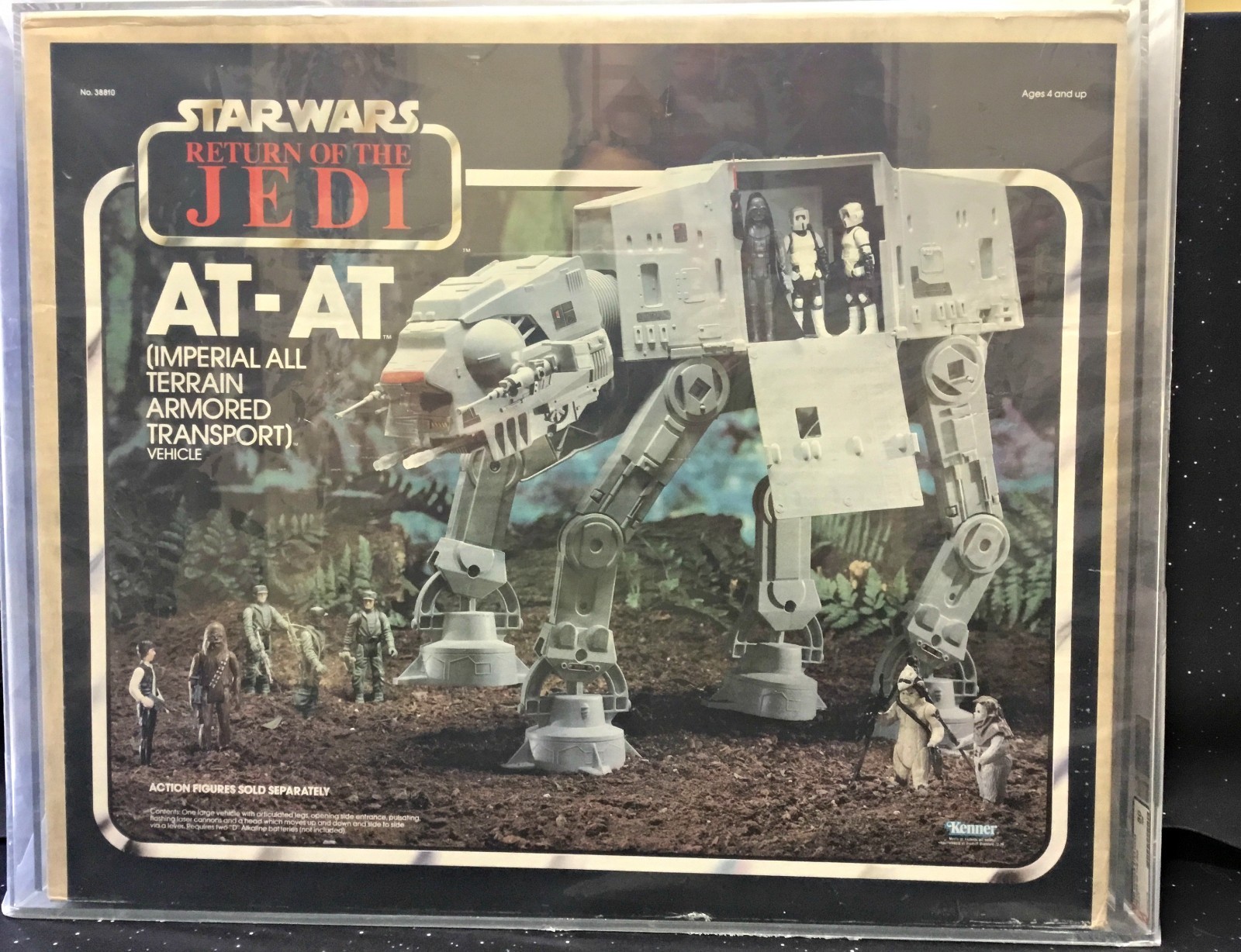 1983 Kenner Star Wars Return of the Jedi AT-AT Walker AFA 80 1983 Kenner Star Wars Return of the Jedi AT-AT Walker AFA 80