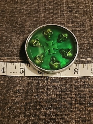 SKULL IRON CROSS BELT BUCKLE PUNK GOTH BIKER HEAVY UNIQUE MUSIC VTG 90s - Picture 11 of 13