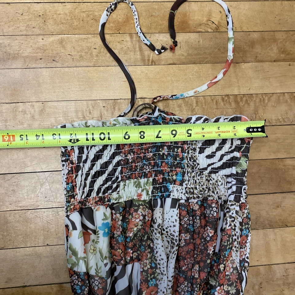 Vestido Grass Collection Para Mujer Talla Mediana Hombro Descubierto Maxi Ajuste N Acampanado Floral Foto 2 de 4