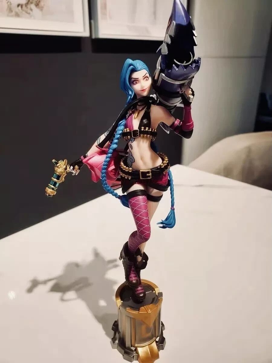 Figurine Jinx Arcane 22cm le cadeau parfait pour les fans d'anime et de gaming
