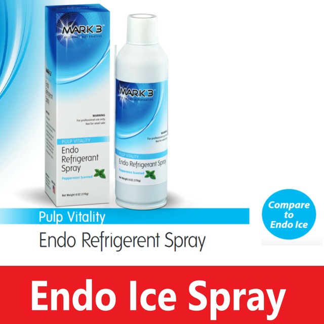 Dental Endodontic Spray Refrigerant Endo Ice Spray Type 6oz Can w/Tube