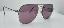 Vintage Pierre Cardin PC-6013 Bronze Pilot Half-Rim Metal Sunglasses FRAMES ONLY