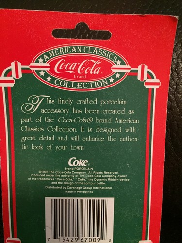Coca Cola American Classic Collection Kinder basteln einen Schneemann 1995 - Bild 2 von 2