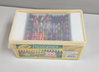 CRAYOLA Secchiello Con 200 Pastelli – Ultimate Crayon Bucket, Per Bambini, Scuola E Disegno
