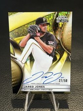 2025 Topps Chrome Black Autographs Jared Jones #CBA-JJO Gold Refractor /50 (AU)
