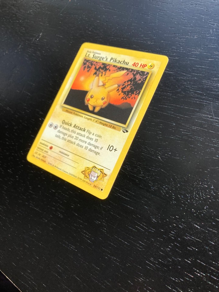 Lt. Surge's Pikachu (84/132) [Gym Challenge Unlimited]