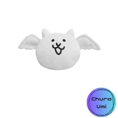 The Battle Cats PONOS Official The Battle Cats Plush 9in- Bird Cat Plushie -