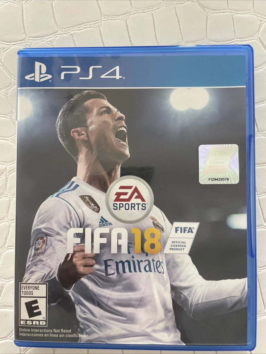 Sony PlayStation 4 Video Games FIFA 18 2018 Release Year for sale