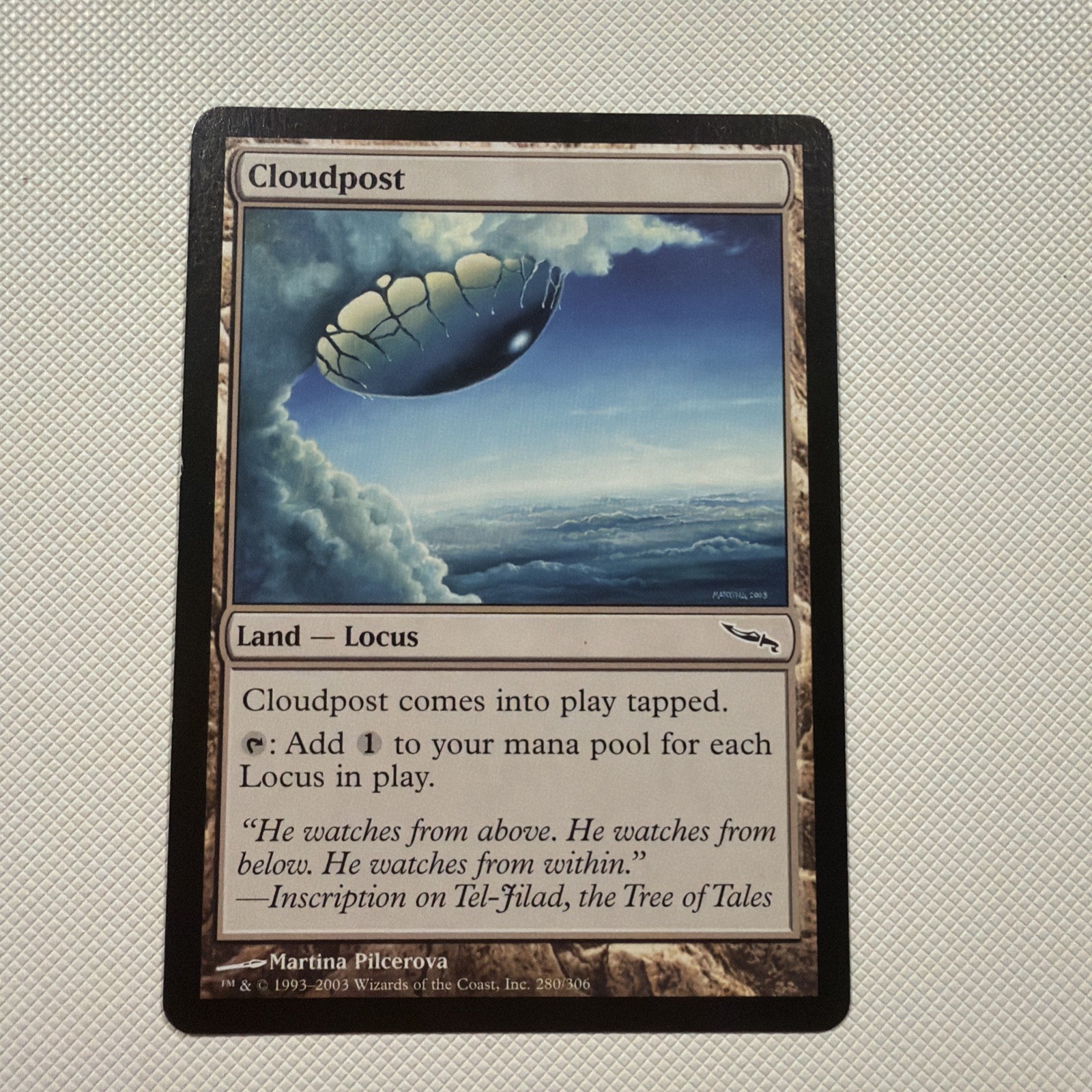 Magic The Gathering Cloudpost Mirrodin Light Play Condition Regular Land