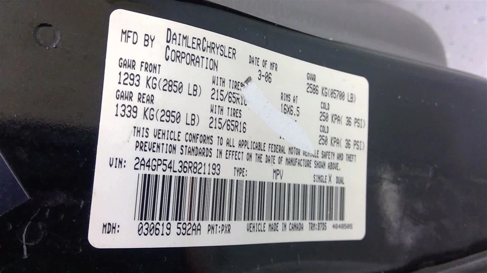 (LOCAL PICKUP ONLY) Rear Leaf Spring 119" Wb Fits 01-07 CARAVAN 1709673 Foto 4 de 4