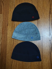 OLD NAVY, 3 pack winter hats, black, grey blue for boys, ONE SIZE