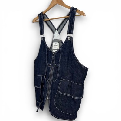 Snow Peak JK-20AU113 TAKIBI Weste Denim L Indigo Navy Gebraucht