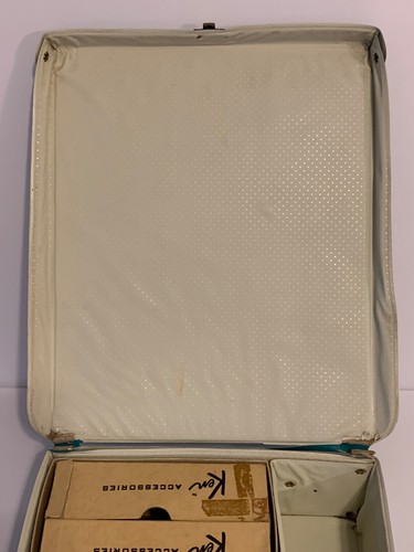Vintage Mattel 1961 Ken Ponytail Barbie Fashion Turquoise Blue Green Doll Case - Picture 21 of 24
