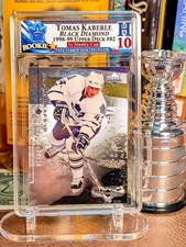 Tomas Kaberle ROOKIE CARD 1998-99 Upper Deck Black Diamond SILVER RC #82 HHA 10