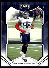 2021 Panini Playoff Jeffery Simmons Tennessee Titans #73