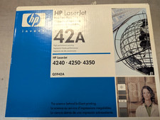 New Genuine Sealed HP 42A / Q5942A Black Toner Cartridge LaserJet 4250 / 4350