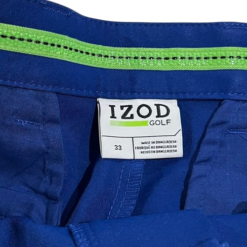 Pantalones Cortos IZOD Golf Sodalite Azul Frente Plano Para Hombre Talla 33 Nuevos con Etiquetas Informales - Imagen 4 de 5