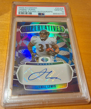 2022 Illusions Superlatives Signatures Jamal Lewis Auto /199 Ravens PSA 10 POP 2