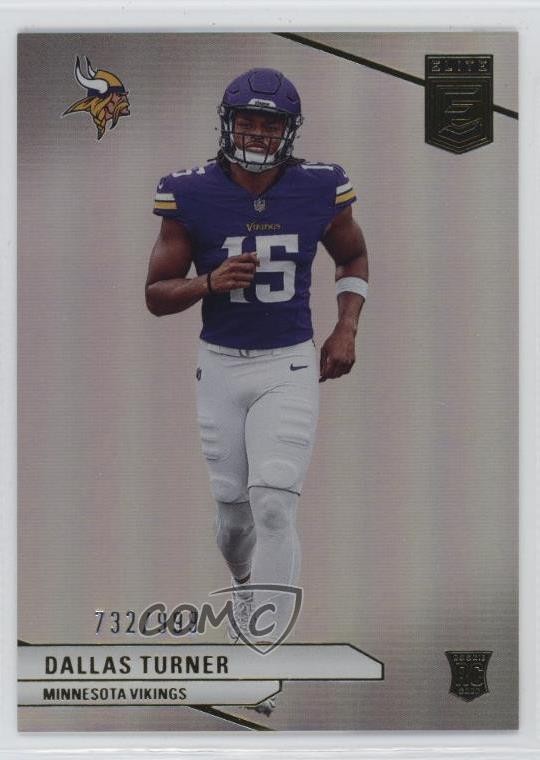 2024 Panini Donruss Elite Rookies 732/999 Dallas Turner #170 Rookie RC 1my2