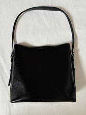 Zara Women's Black Leather Look Shoulder Crossbody Bag