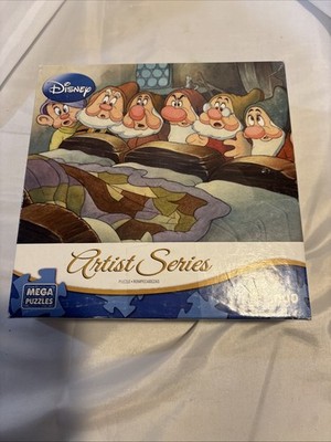 Disney SEVEN DWARFS Puzzle 1000 Pc Mega Puzzles Artist Series 'Is She Asleep'