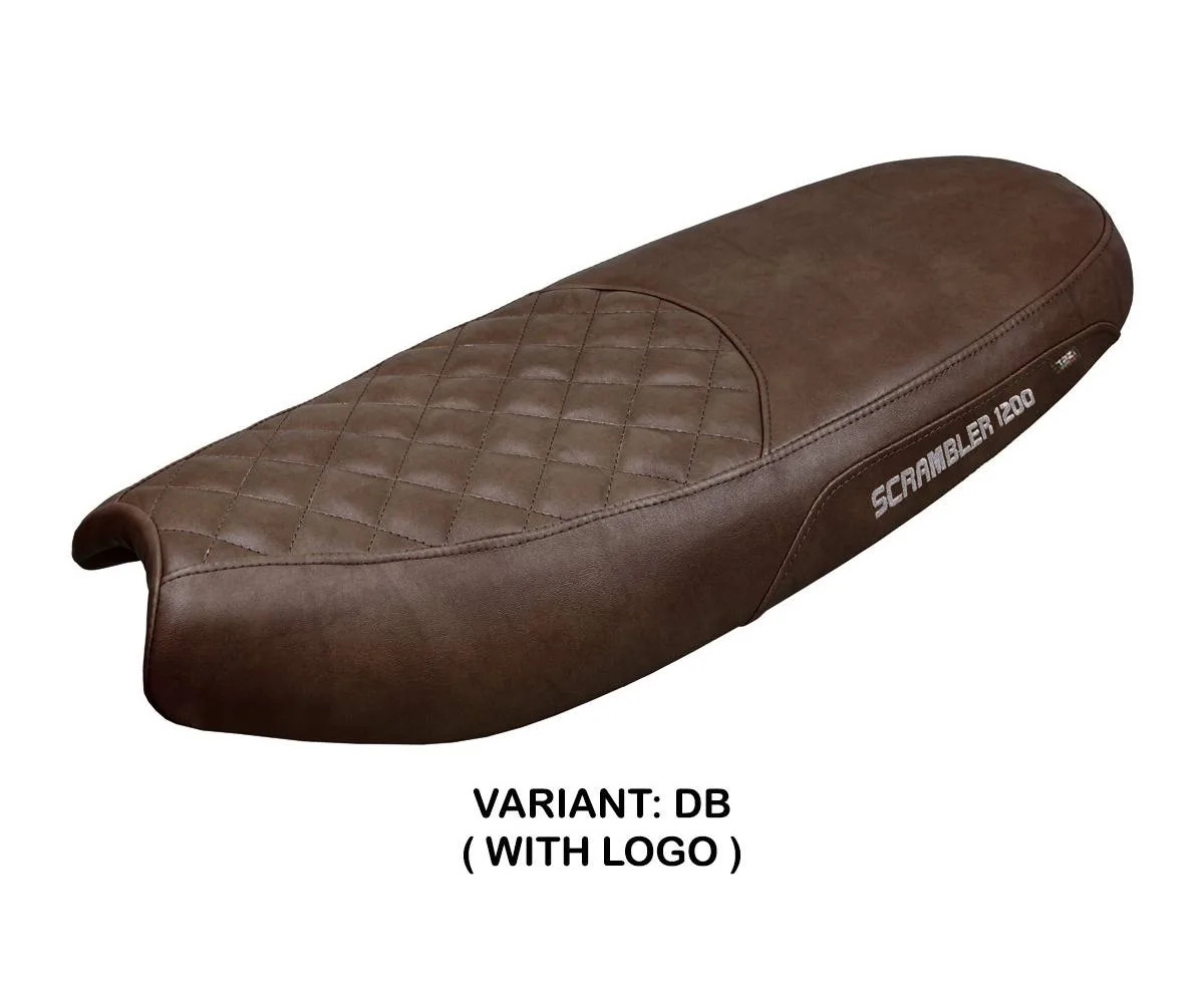 Seat cover Watford Brown DB + logo Tpz comp TRIUMPH SCRAMBLER 1200 2019 2026