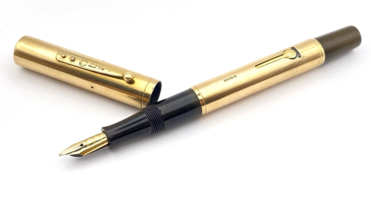 Waterman 52 万年筆 14金 ペンシル　7kゴールドバンド Waterman Gold Gold Collectible Pens for sale | eBay
