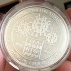 Envela Corp ELA Stock Covid-19 Virus Coin 1 Troy Oz .999 Fine Silver Round Medal