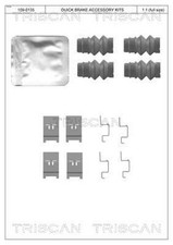 Zubehörsatz Scheibenbremsbelag TRISCAN 8105 291634 für VW TRANSPORTER T7 ID E21
