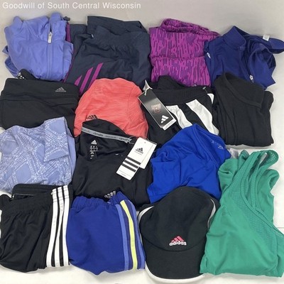 Women's ADIDAS Activewear / Athleisure Wholesale Apparel Box - 15pc (2 NWT)