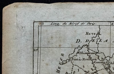 1793 - Gard - Carte très ancienne - Département français - Gravure ancienne
