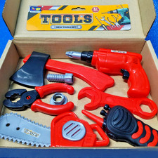 DIY Gift Box Tool Engineering Set Play Pretend Toy Builder Kids Drilldriver Work