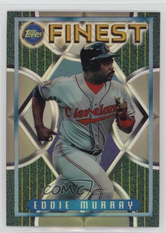1995 Topps Finest Refractor Eddie Murray #112 HOF 0w7