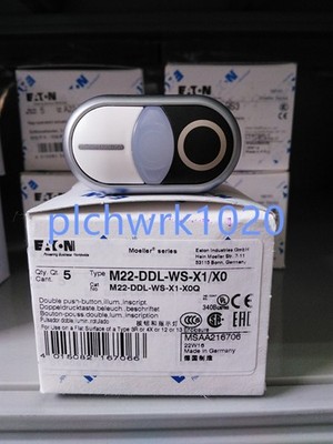 1 PCS NEW   Two-bit pushbutton switch M22-DDL-WS-X1/X0 *pt
