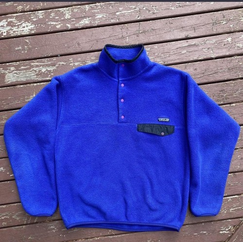 Vintage Patagonia Synchilla 90s Ceylon Blue size M