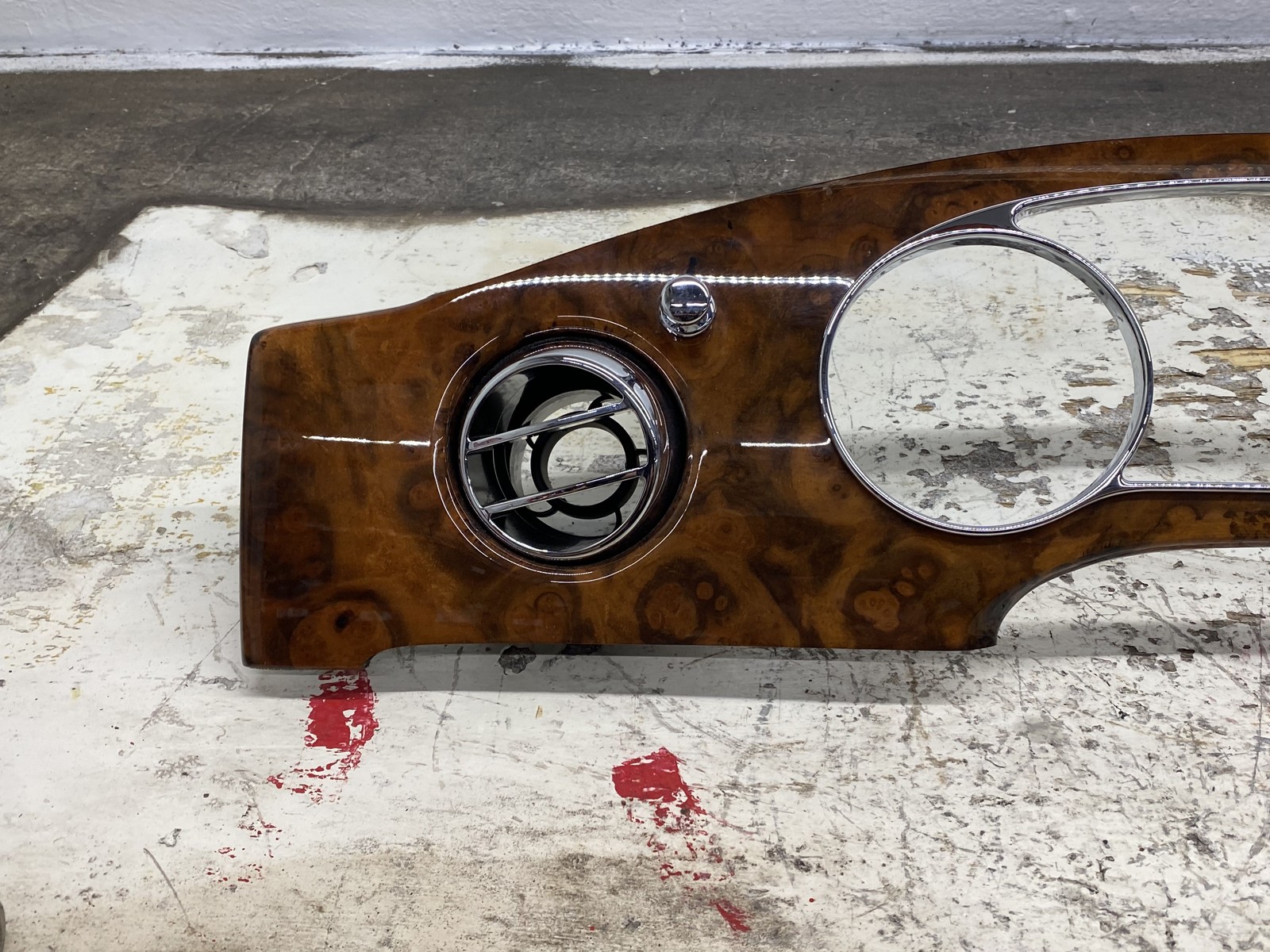 2010-2020 BENTLEY MULSANNE FRONT DASH SPEEDOMETER CLUSTER TRIM PANEL W/ VENTS