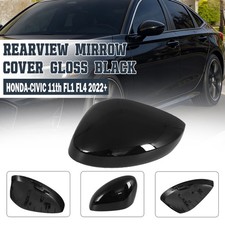 Left Side Wing Mirror Cover Cap Gloss W/O Indicator For Honda Civic 2022-2025