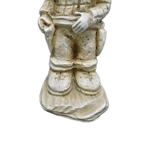 Hand-carved stone statue of a Cowboy man - Picture 5 of 11